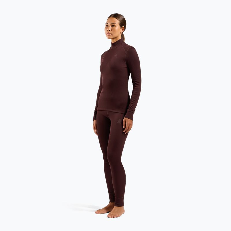 Női termo nadrág ODLO Active Warm Bl Bottom Long fudge 2