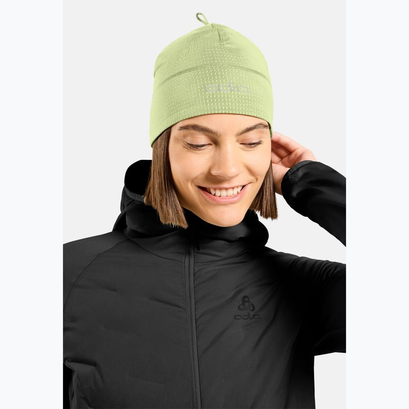 Téli sapka ODLO Polyknit Warm Reflective shadow lime 4