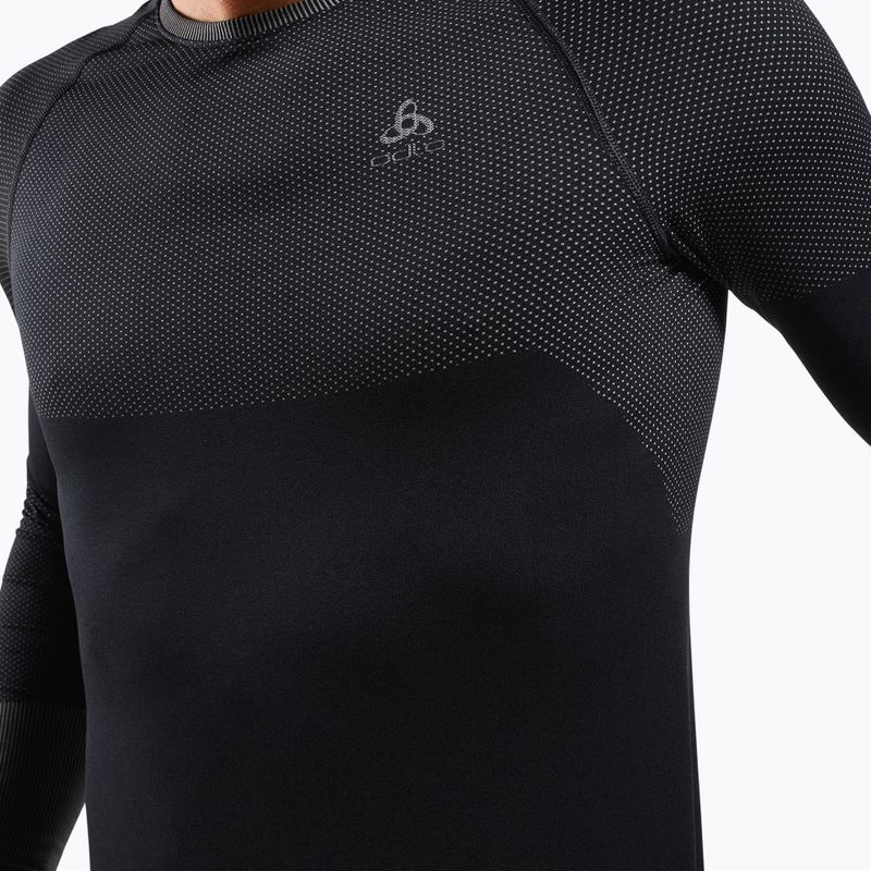 Férfi termoaktív felső ODLO Fundamentals Performance Warm Bl Top Crew Neck black 4