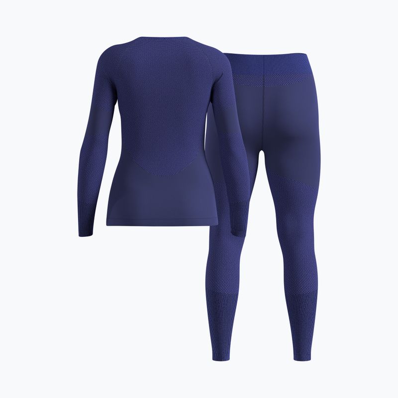Női termo fehérnemű szett ODLO Fundamentals Performance Warm skipper blue 2