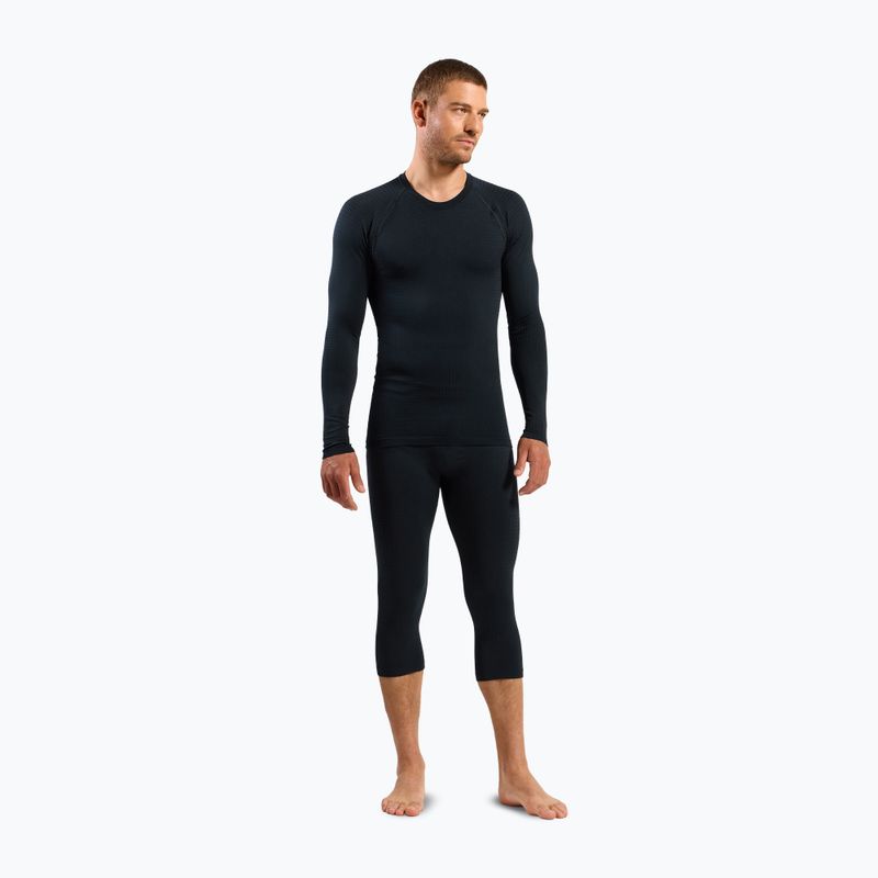 Férfi Termoaktiv pulóver ODLO Performance Warm Bl Top Crew Neck black 2