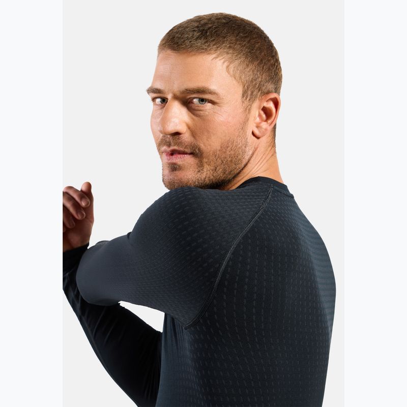 Férfi Termoaktiv pulóver ODLO Performance Warm Bl Top Crew Neck black 4
