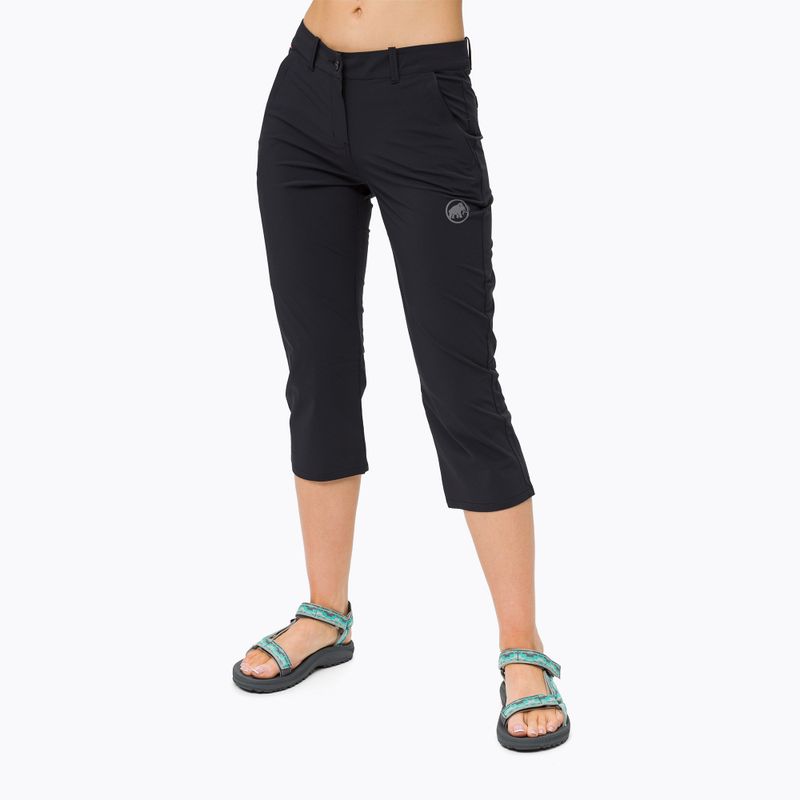 Női trekking nadrág MAMMUT Runbold Capri fekete