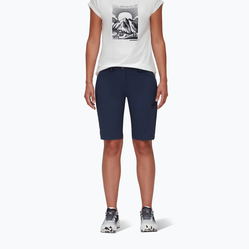 Női trekking rövidnadrág MAMMUT Runbold tengerészkék 1023-00720 2