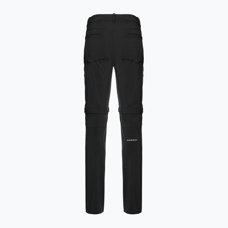 Női trekking nadrág MAMMUT Runbold Zip Off fekete 5