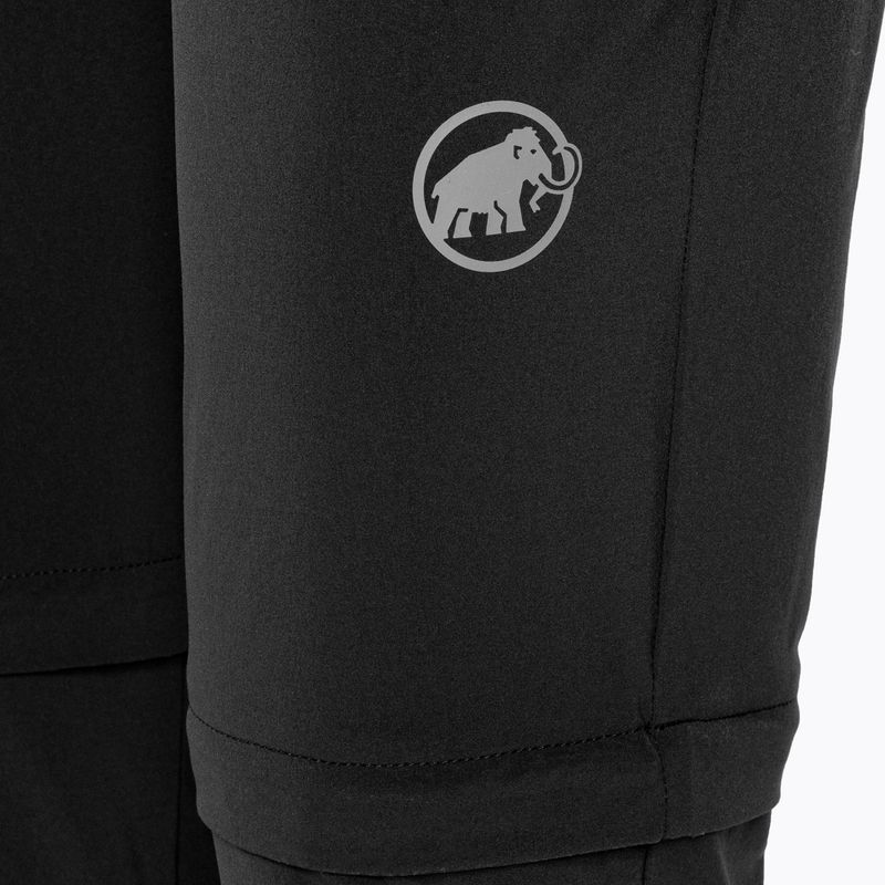 Női trekking nadrág MAMMUT Runbold Zip Off fekete 7