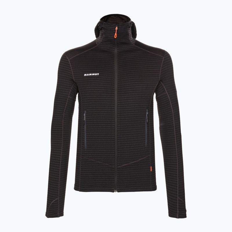 Férfi Mammut Taiss Light ML kapucnis fleece pulóver fekete 4