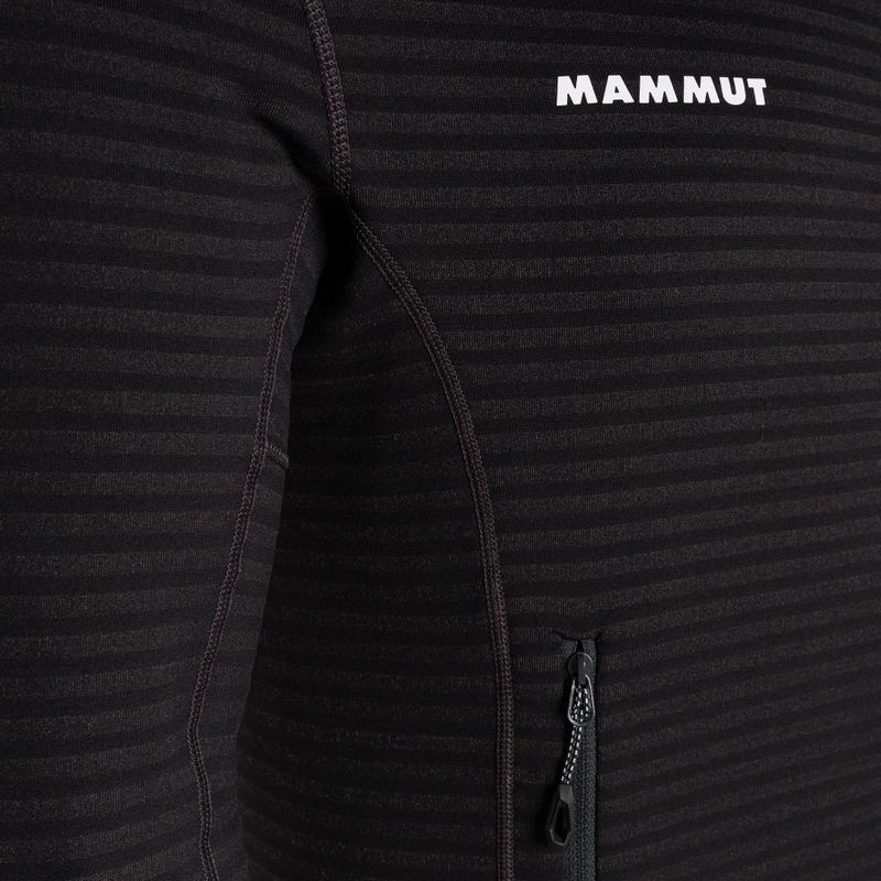 Férfi Mammut Taiss Light ML kapucnis fleece pulóver fekete 6