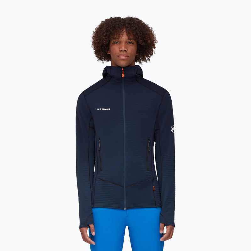 Férfi Mammut Taiss Light ML kapucnis fleece pulóver marine