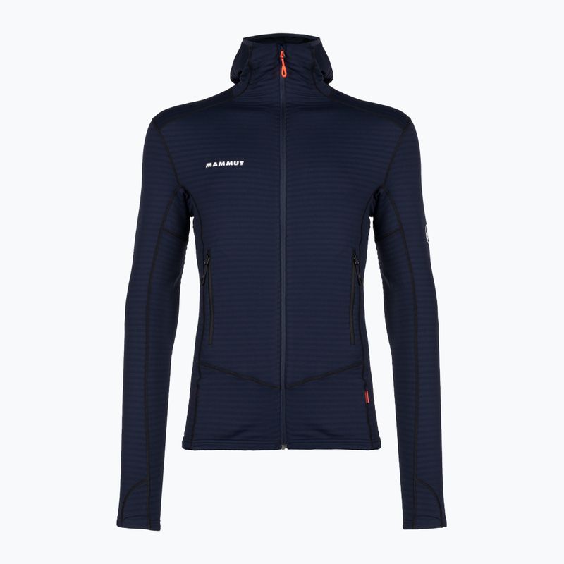 Férfi Mammut Taiss Light ML kapucnis fleece pulóver marine 4