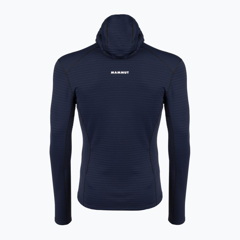 Férfi Mammut Taiss Light ML kapucnis fleece pulóver marine 5