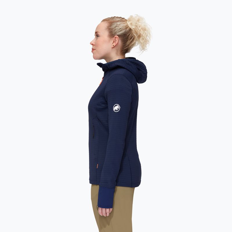 Mammut női fleece pulóver Taiss Light ML kapucnis női kék 1014-04540-5118-114 3