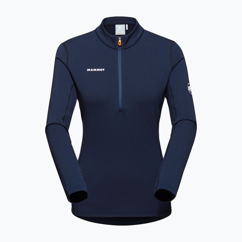 Mammut női trekking pulóver Aenergy ML Half Zip Pull tengeri / fekete 5