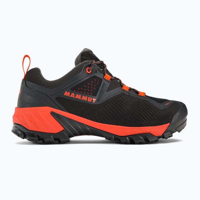 Mammut Sapuen Low GTX férfi túrabakancs fekete-piros színben 2