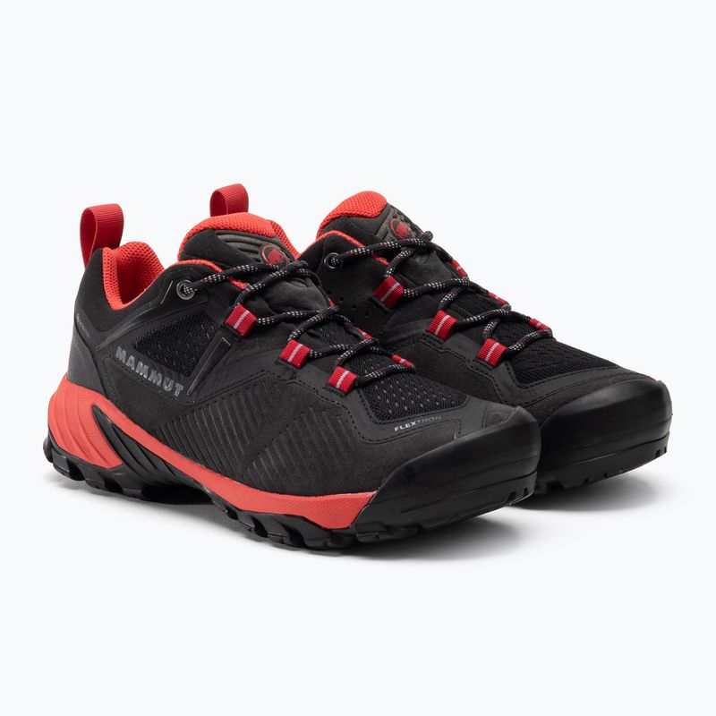 Női túrabakancs Mammut Sapuen Low GTX fekete/naplemente 4