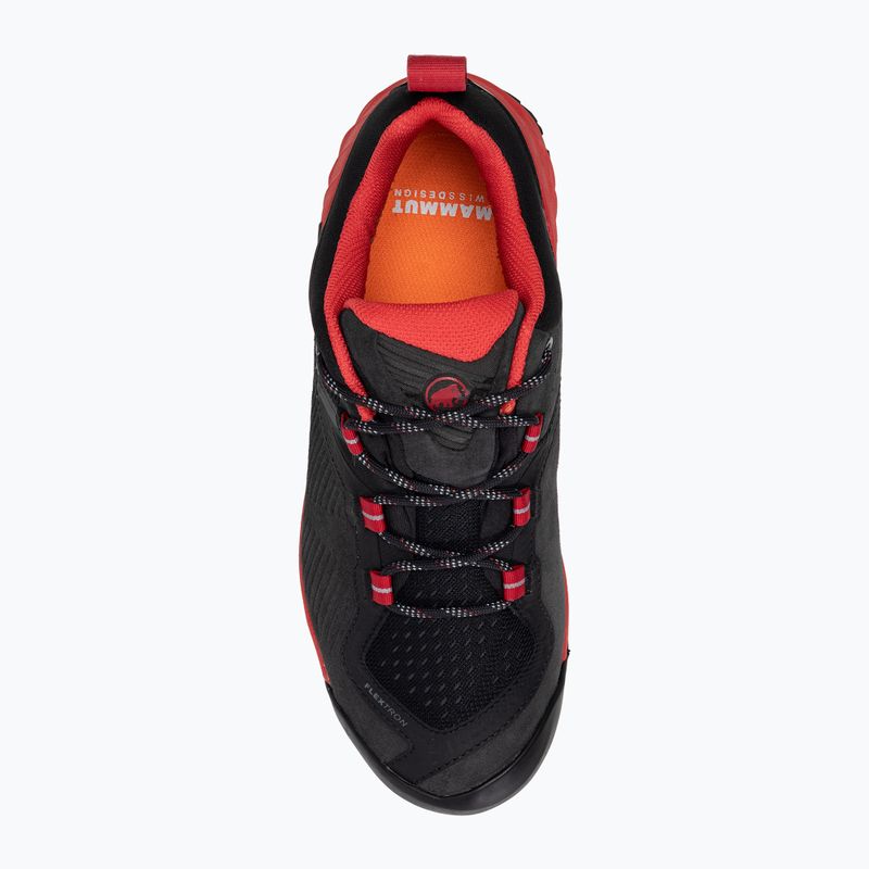 Női túrabakancs Mammut Sapuen Low GTX fekete/naplemente 6