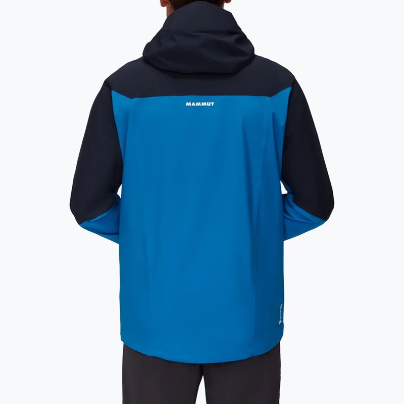 Férfi hardshell dzseki MAMMUT Convey Tour Hs kék-zöld 2