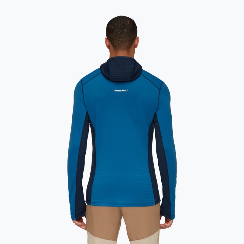 Mammut férfi fleece pulóver Taiss Light ML kapucnis kék 1014-04530-50554-114 2
