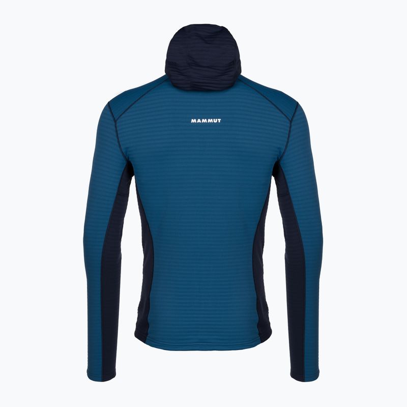 Mammut férfi fleece pulóver Taiss Light ML kapucnis kék 1014-04530-50554-114 5