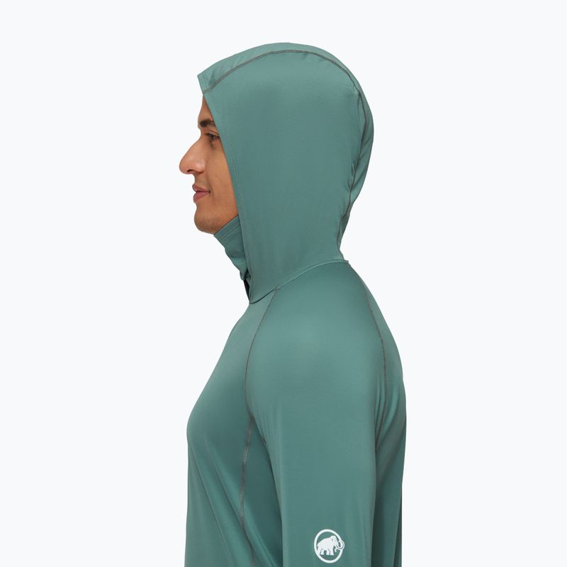 Mammut Selun FL Sun Hoody férfi trekking póló zöld 1016-01420-40236-114 4