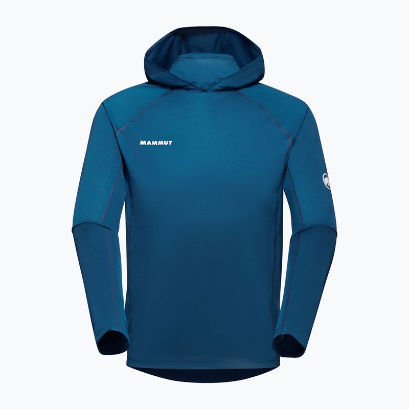 Mammut Selun FL Sun Hoody férfi trekking póló tengerészkék 1016-01420-50550-115 4