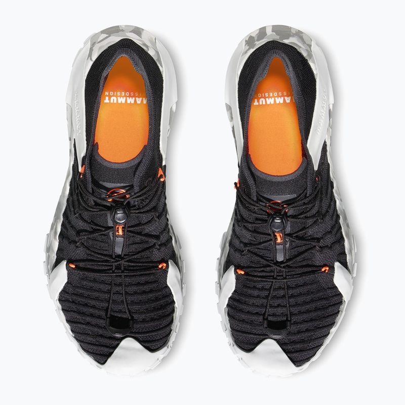 Mammut Hueco Knit II Low fekete/világos jégszürke női közelítő cipő 3
