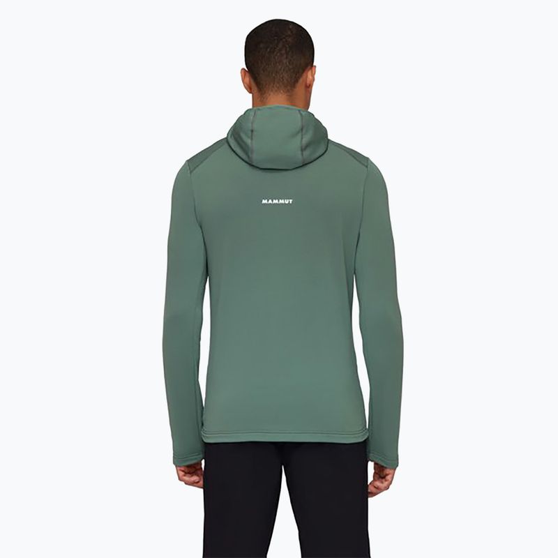 Férfi Mammut Aconcagua Light ML kapucnis trekking pulóver zöld 2