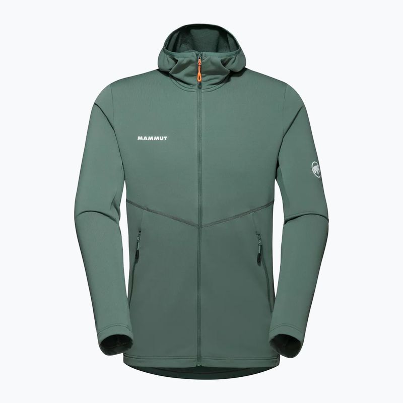Férfi Mammut Aconcagua Light ML kapucnis trekking pulóver zöld 5