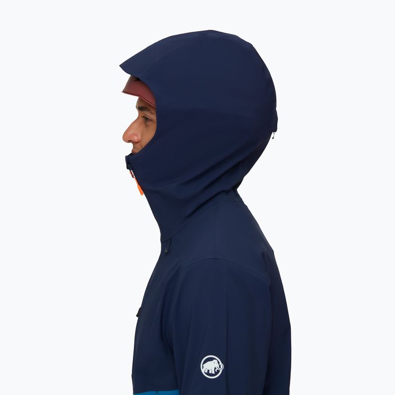 Mammut Alto Guide HS kapucnis férfi esőkabát tengerészkék 1010-29560-50554-115 4