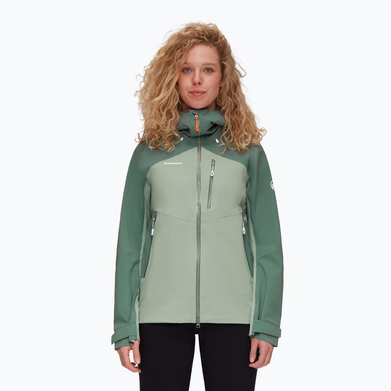 Mammut Alto Guide HS kapucnis női esőkabát zöld 1010-29570-40240-114