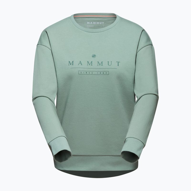 Mammut női trekking pulóver Core ML Crew Neck Logo zöld 1014-04070-4100-114 8