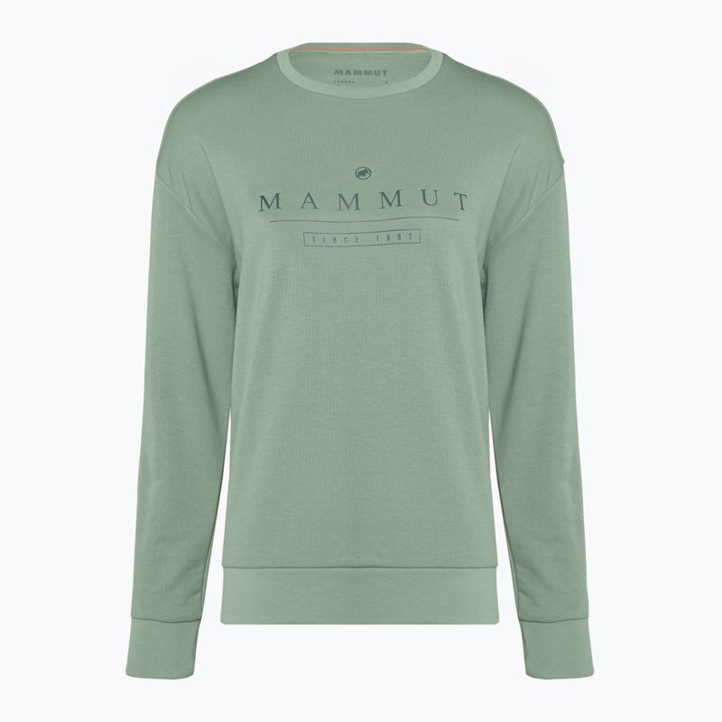Mammut női trekking pulóver Core ML Crew Neck Logo zöld 1014-04070-4100-114 4