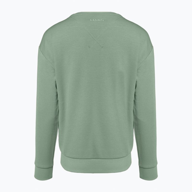 Mammut női trekking pulóver Core ML Crew Neck Logo zöld 1014-04070-4100-114 5