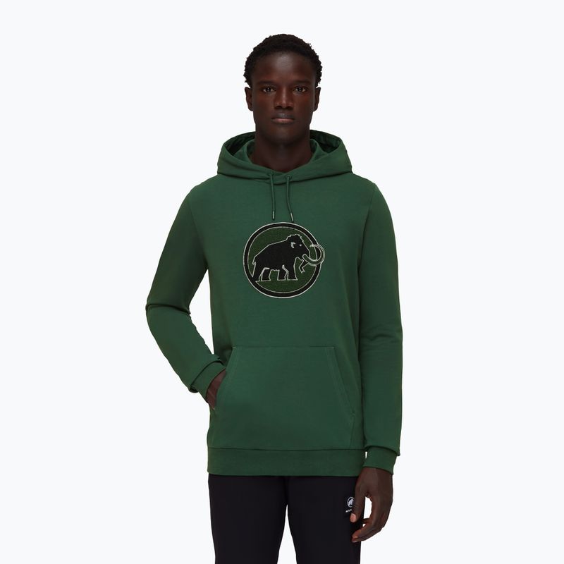 Férfi Mammut ML Hoody Circle trekking pulóver zöld