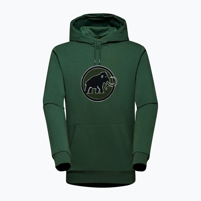 Férfi Mammut ML Hoody Circle trekking pulóver zöld 7
