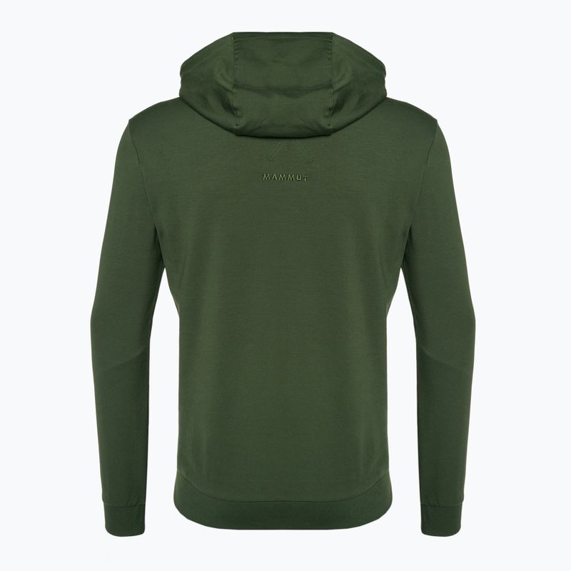 Férfi Mammut ML Hoody Circle trekking pulóver zöld 5