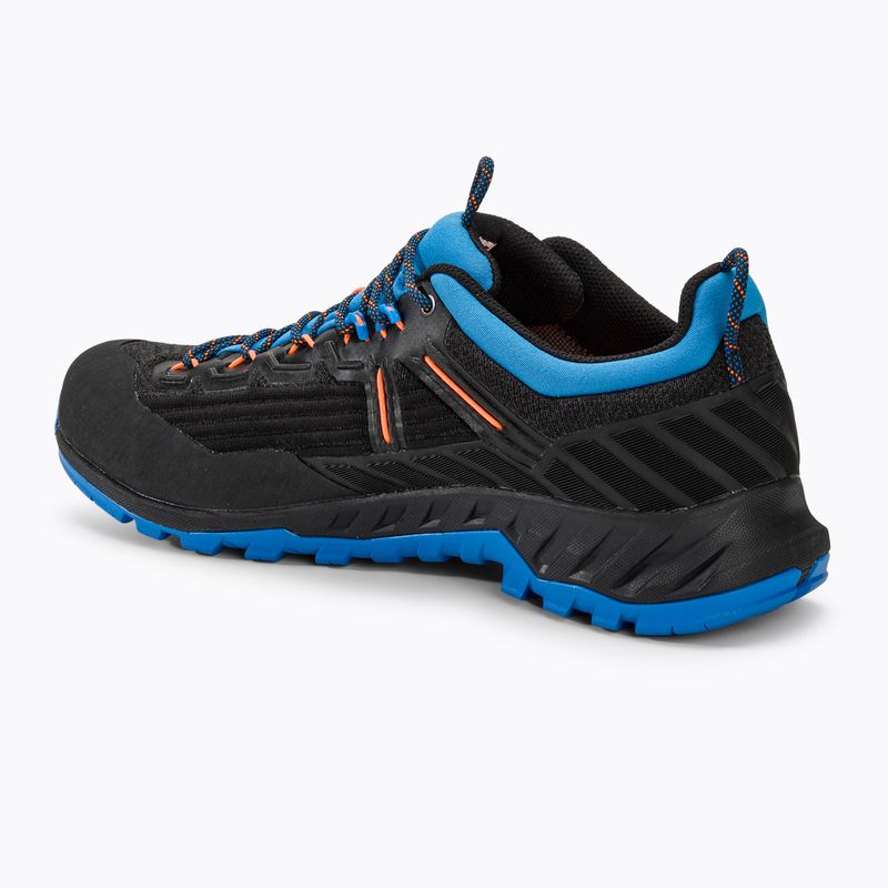 Mammut Alnasca Knit III Low GTX black/glacier blue férfi közelítő cipő 3