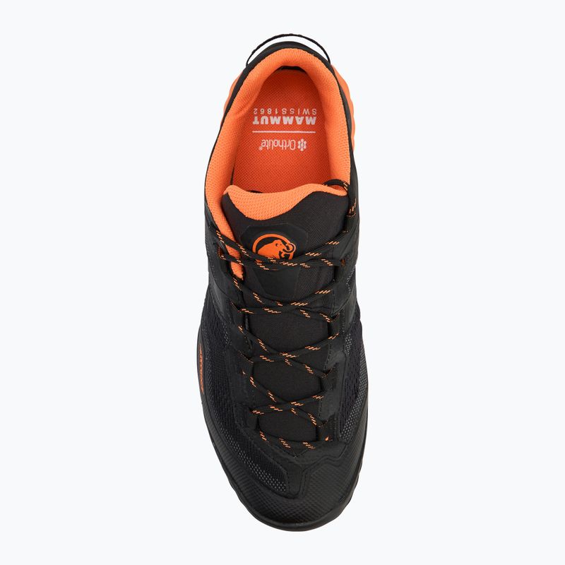 Férfi túracipő Mammut Ducan II Low GTX black/ dark tangerine 5