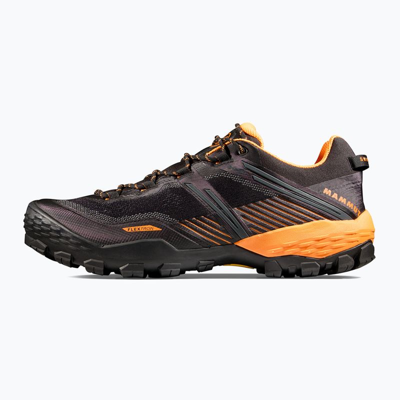 Férfi túracipő Mammut Ducan II Low GTX black/ dark tangerine 9