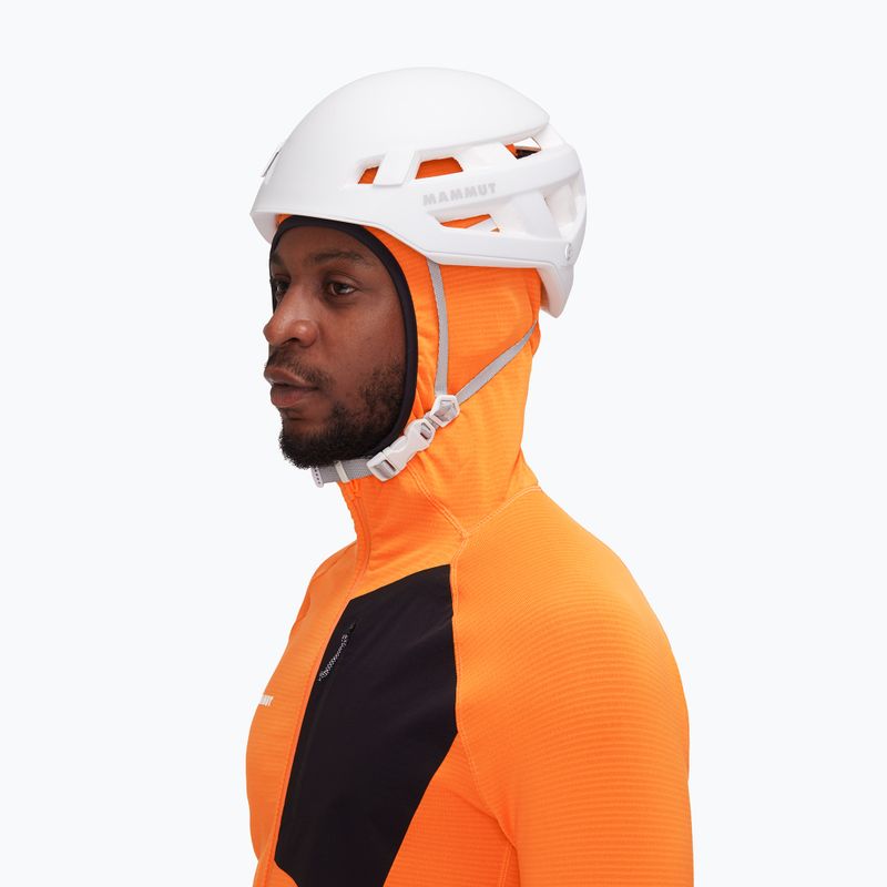 Mammut Aenergy Light ML Hooded dark tangerine/black férfi trekking pulóver 4