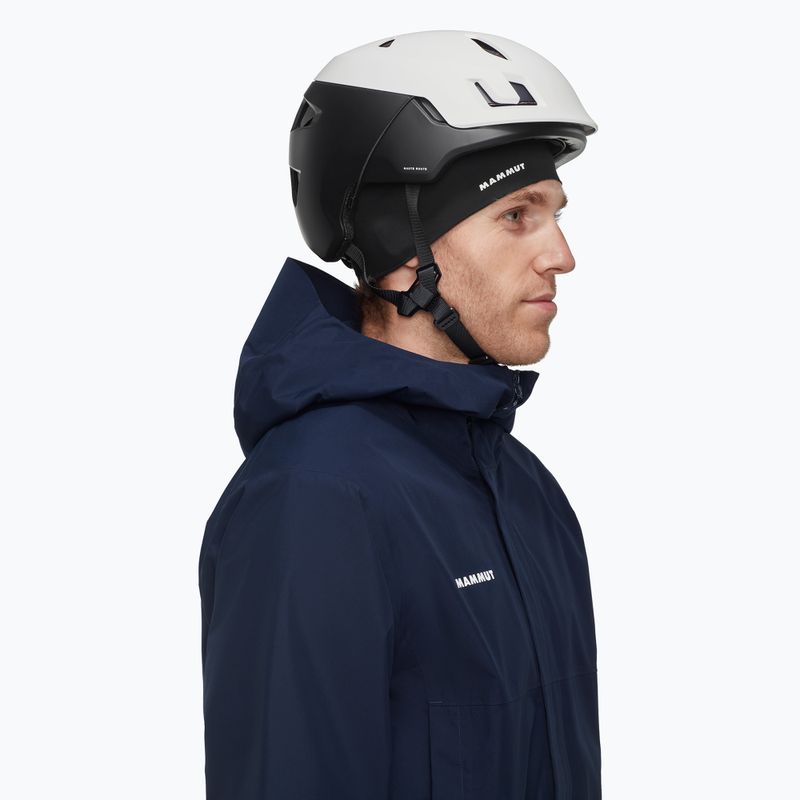 Mászósisak Mammut Haute Route white/black 9