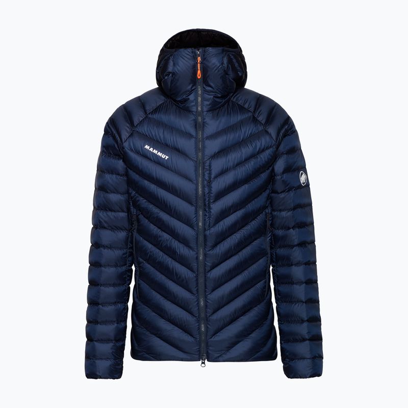 Férfi Mammut Broad Peak IN kapucnis pehelypaplan dzseki marine black 5