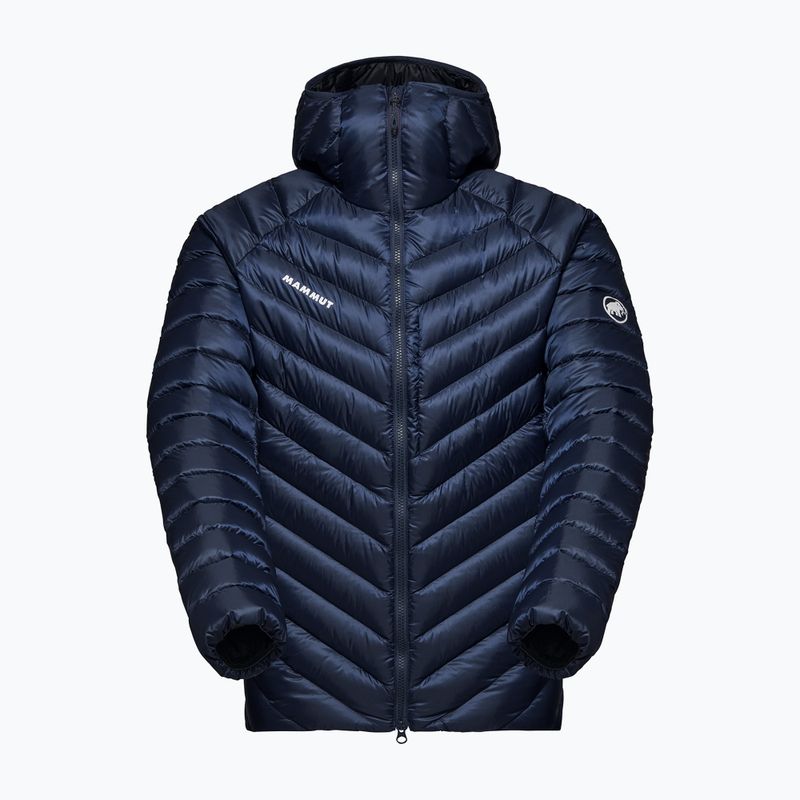 Férfi Mammut Broad Peak IN kapucnis pehelypaplan dzseki marine black 6