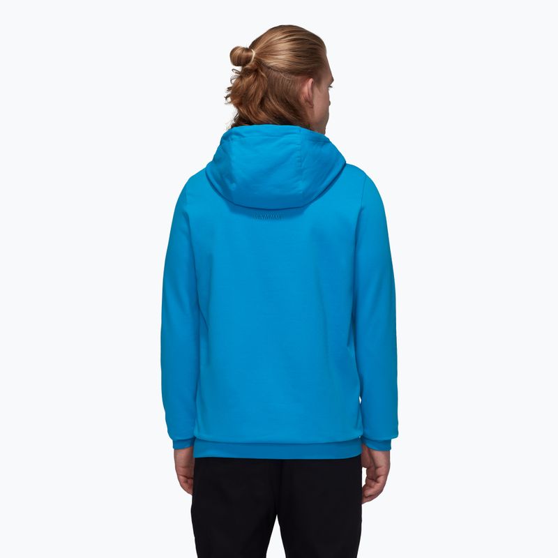 Férfi pulóver Mammut ML Hoody Logo glacier blue 2