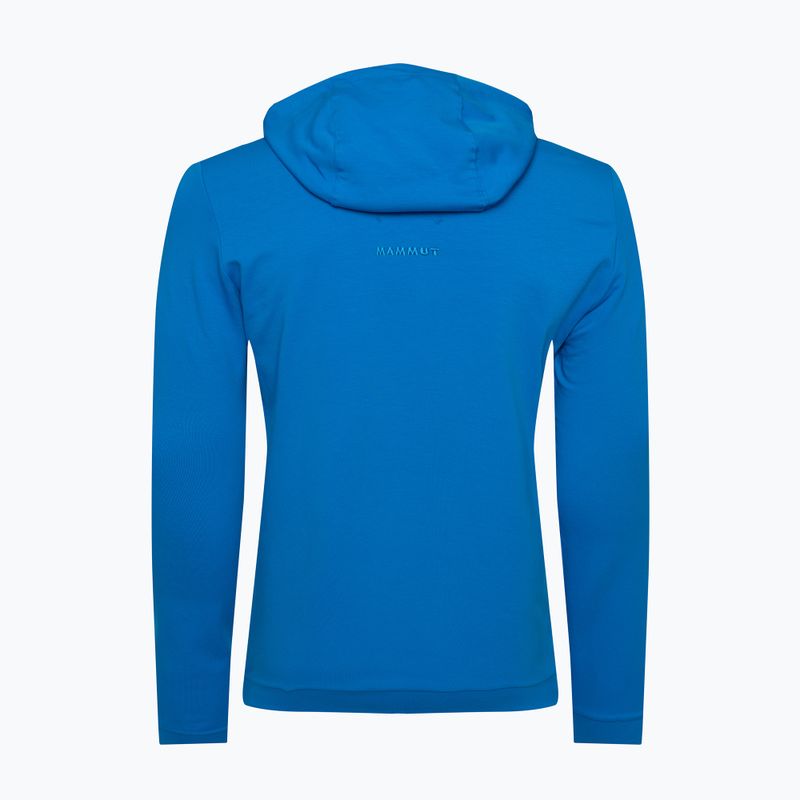 Férfi pulóver Mammut ML Hoody Logo glacier blue 6