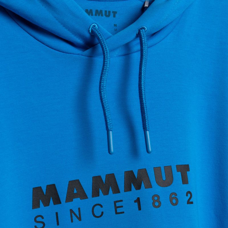 Férfi pulóver Mammut ML Hoody Logo glacier blue 7