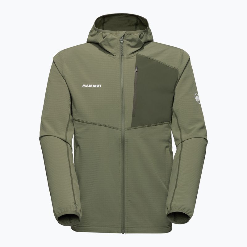Férfi trekking pulóver Mammut Madris Light ML Hooded zöld 4