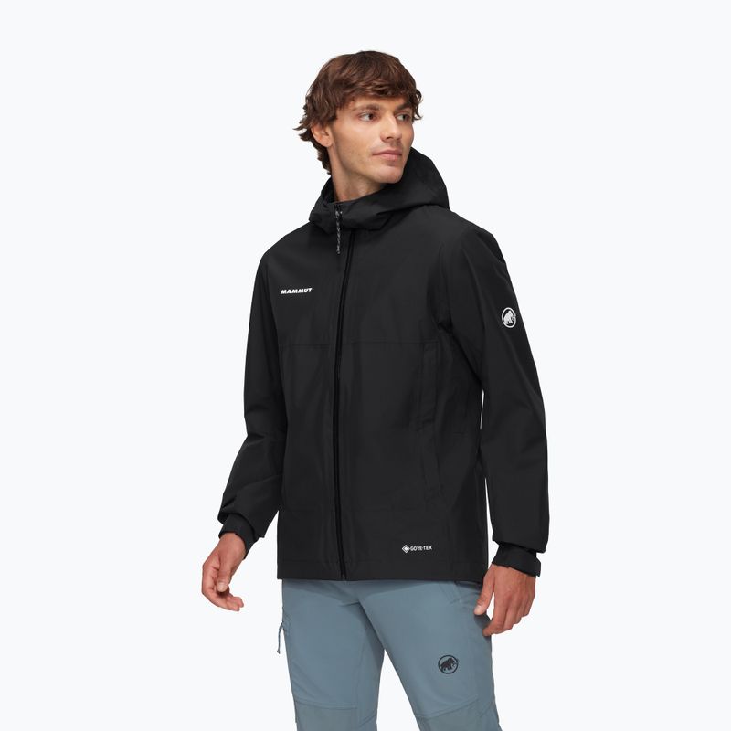 Férfi esőkabát Mammut Treeline HS Hooded black 3