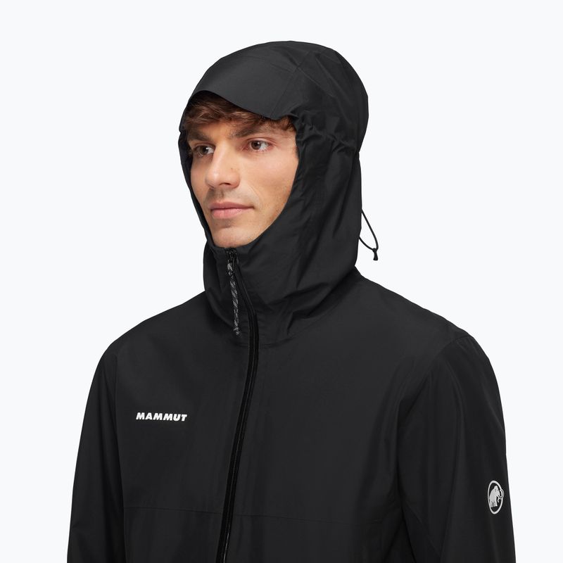 Férfi esőkabát Mammut Treeline HS Hooded black 4