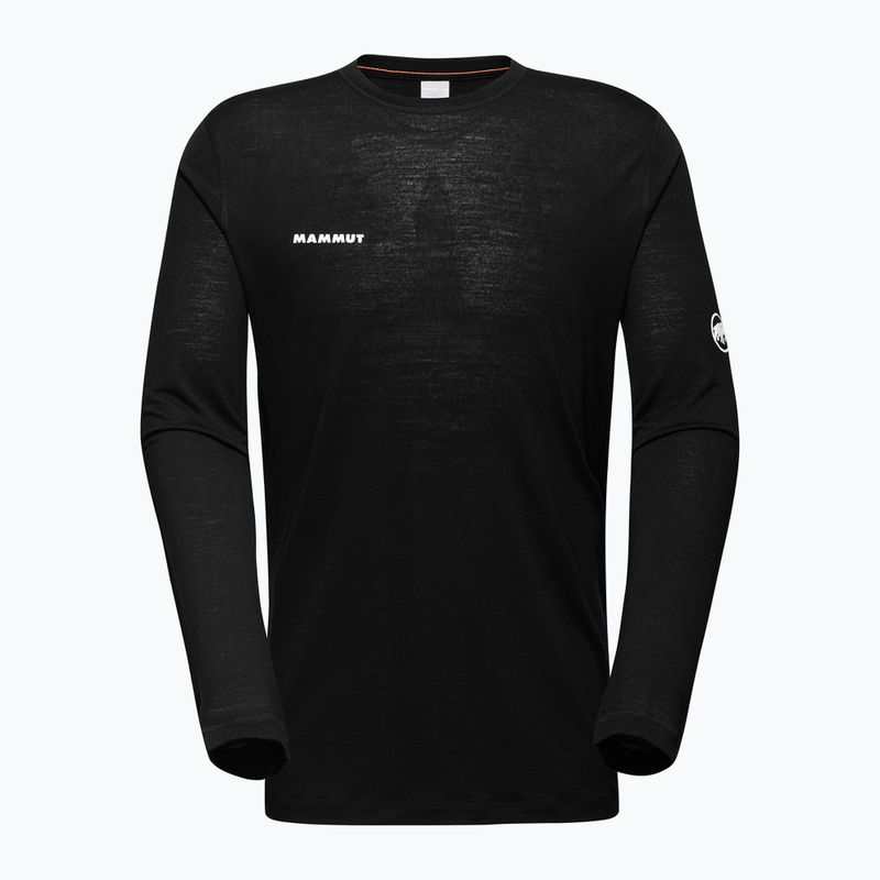 Férfi hosszú ujjú felső Mammut Tree Wool FL black 01690 4